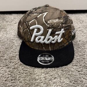 New Era Pabst Camo Snapback Hat